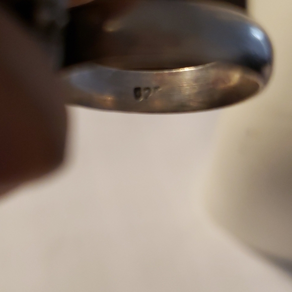 Vintage Sterling Silver Ring with beautiful stones - Picture 5 of 6